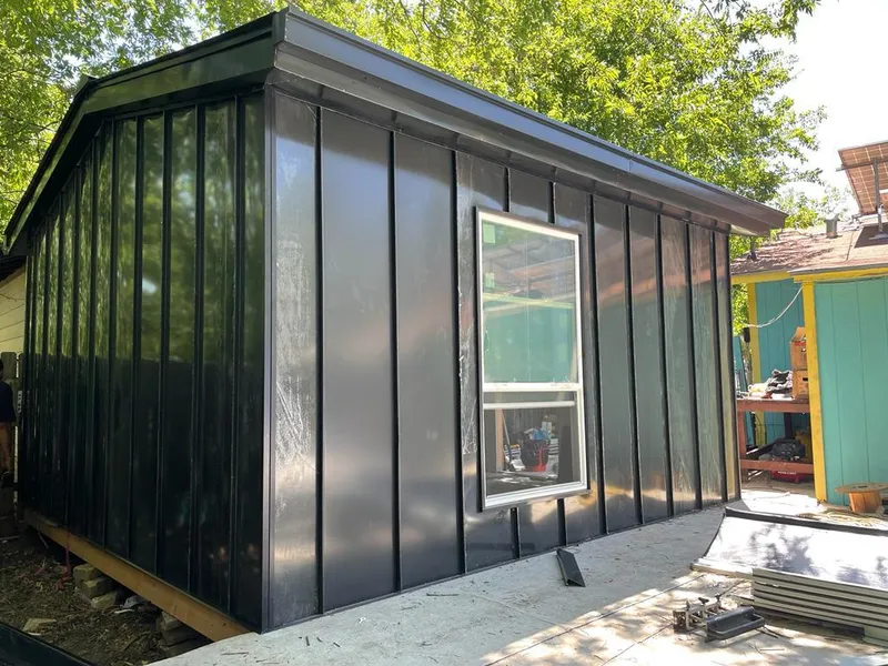 Black standing seam metal wall panels for Roof Inspection in Aliso Viejo